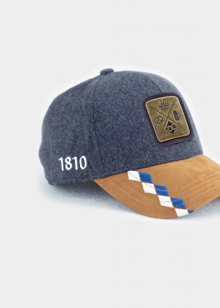 Cap "Kreizweis: Oktoberfest Edition" - dunkelgrau (Curved)